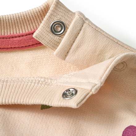 Sweatshirt mit Tulpen-Muster, beige, Gr. 80 ALANA