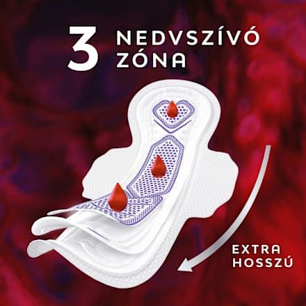 Éjszakai egészségügyi szárnyas betét Ultra Large+, jumbo pack Libresse