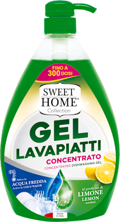 Żel koncentrat do mycia naczyń z pompką Lemon SWEET HOME