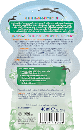 Tetesept habfürdő T-Rex World, többféle 40ml tetesept: KIDS