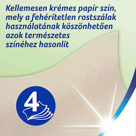 Papír zsebkendő dobozos Softis, Natural Soft, 4 rétegű  ZEWA