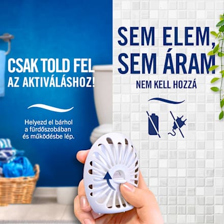 Fürdőszobai illatosító Vanilla Cookie illatban Ambi Pur