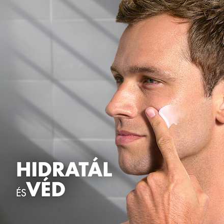 After shave krém, fényvédővel, SPF15 Gillette