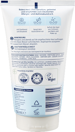 Gel za umivanje obraza ULTRA SENSITIVE Balea med