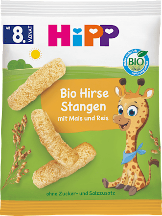 Babysnack Bio Hirse Stangen ab dem 8. Monat HiPP