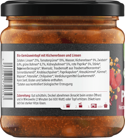 Eintopf Protein Bowl Kichererbsen & Linsen Little Lunch