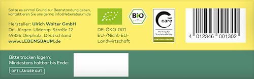 Kräutertee Zitronenmelisse (20 Beutel) LEBENSBAUM