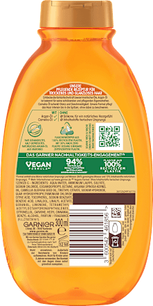 Shampoo Argan & Camelia Öl  Wahre Schätze
