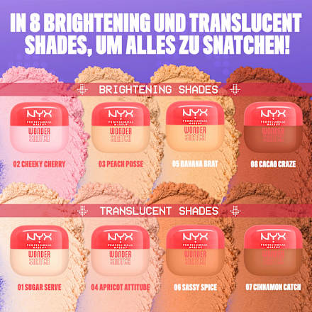 Loses Puder Wonder Snatch 04 Apricot Attitude NYX PROFESSIONAL MAKEUP