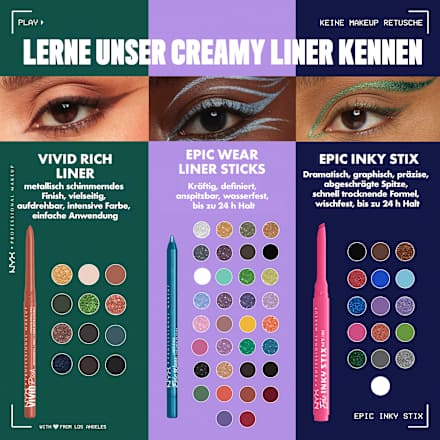 Eyeliner Epic Inky Stix Waterproof 06 Cobalt  NYX PROFESSIONAL MAKEUP
