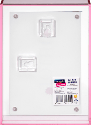 DIY 2026 Amor Acryl Rahmen 10x15 cm, pink Paradies