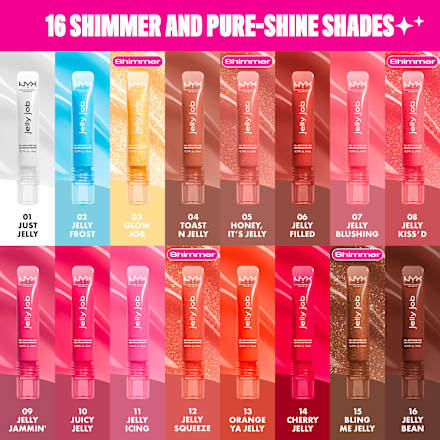 Lipgloss Jelly Job 01 Just Jelly  NYX PROFESSIONAL MAKEUP