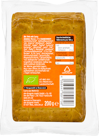 Tofu, Curry dmBio