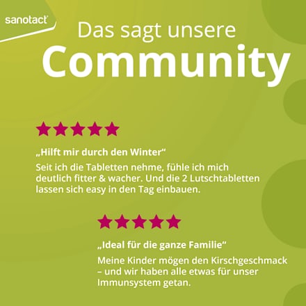 natürliches Vitamin C Lutschtabletten 30 St. sanotact