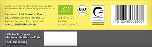 Schwarztee Assam LEBENSBAUM