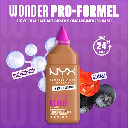 Foundation Make 'EM Wonder 23 Golden Caramel NYX PROFESSIONAL MAKEUP