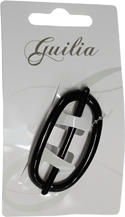 Шнола за коса, черна guilia