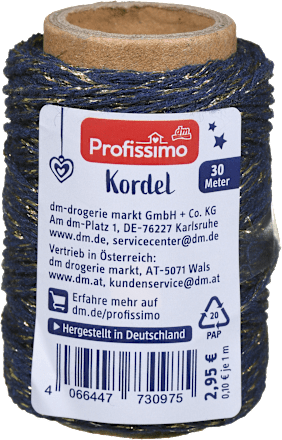 Okrasna vrvica, več različic Profissimo