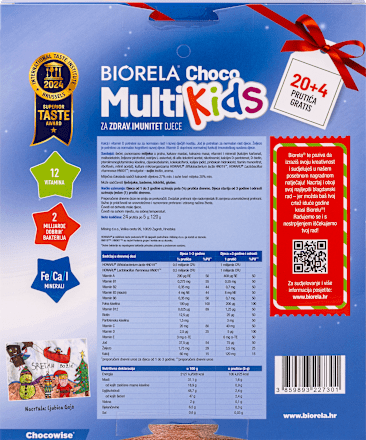 Adventski kalendar Choco Multi Kids, više vrsta BIORELA