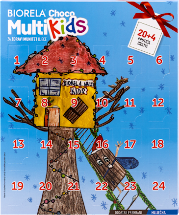 Adventski kalendar Choco Multi Kids, više vrsta BIORELA