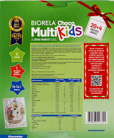 Adventski kalendar Choco Multi Kids, više vrsta BIORELA