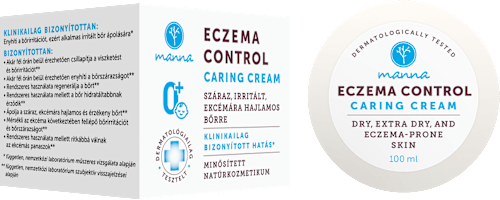 Eczema Control ápoló krém, száraz, irritált, ekcémára hajlamos bőrre Manna