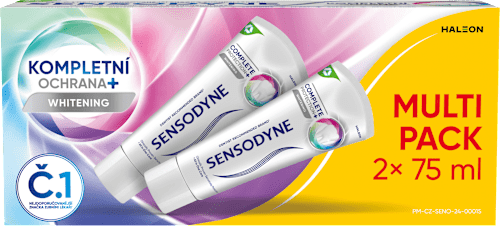 zubní pasta Kompletní ochrana Whitening 2x75 ml SENSODYNE