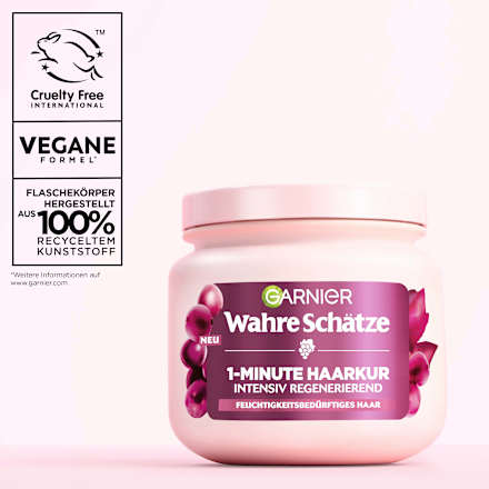 Haarkur 1-Minute Traube Wahre Schätze