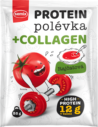 proteinová polévka rajčatová s kolagenem Semix