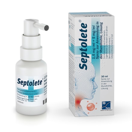 Septolete 1.5mg/ml+5mg/ml Spray Septolete