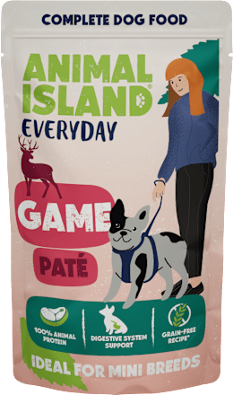 Karma mokra dla psa pasztet z dziczyzny ANIMAL ISLAND
