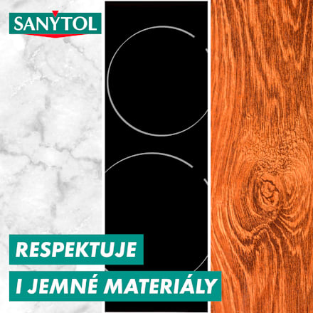 univerzální dezinfekční čistič ve spreji limetka SANYTOL