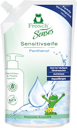 Flüssigseife sensitiv Nachfüllpack Frosch Senses
