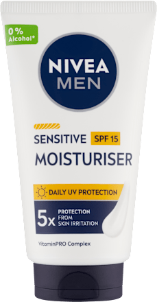 pleťový krém pro muže s OF15 Sensitive NIVEA MEN
