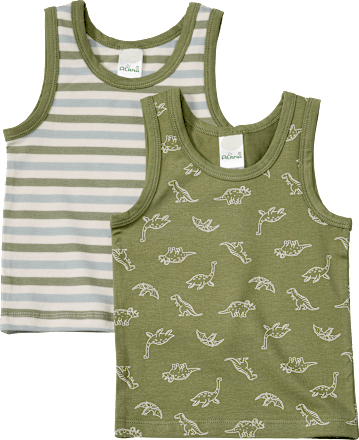 Unterhemden mit Dino-Muster, grün, Gr. 134/140 ALANA