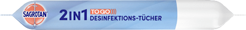 Desinfektionstücher 2in1, Reisegröße Sagrotan
