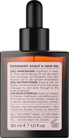 Haar-& Kopfhautöl Rosmarin BALI CURLS