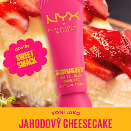 matný balzám na rty Smushy Matte, 03 Sweet Smack NYX PROFESSIONAL MAKEUP