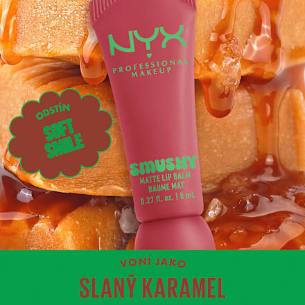 matný balzám na rty Smushy Matte, 06 Soft Smile NYX PROFESSIONAL MAKEUP