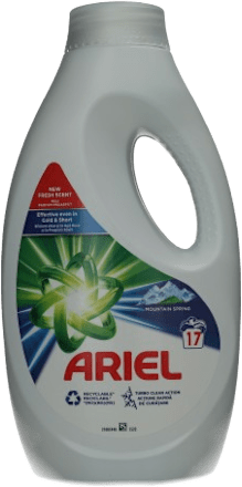 Detergent de rufe lichid Mountain Spring 17 spălări ARIEL