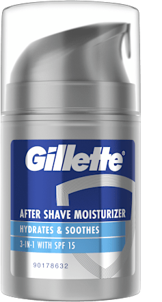 After shave krém, fényvédővel, SPF15 Gillette