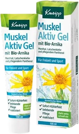 Gel attivo per muscoli all'arnica Kneipp