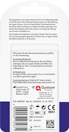 Lippen-Herpes-Patch Doppelherz med