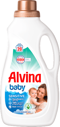 Гел за пране с алое вера Baby, 20 пранета Alvina