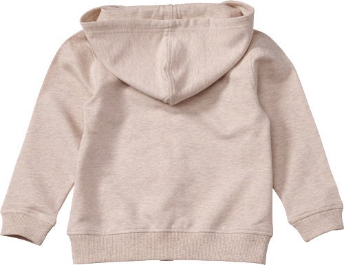 Sweatjacke mit Kapuze & Feuerwehr-Applikation, beige, Gr. 104 ALANA