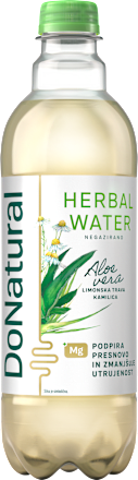 Negazirana zeliščna voda, Aloe Vera DoNatural