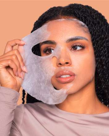 Maska za obraz Papaya Calendula Vitamin C, v obliki krpice YEAUTY