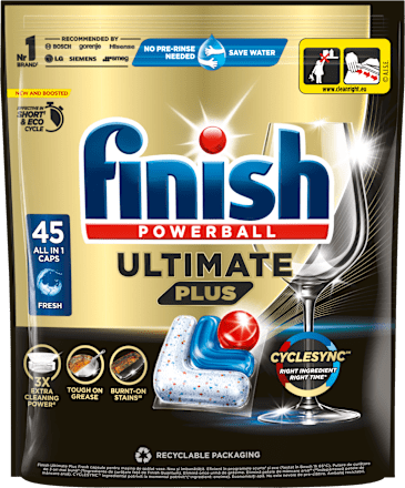 Powerball Ultimate Plus All in 1 Regular kapsle do myčky nádobí Finish
