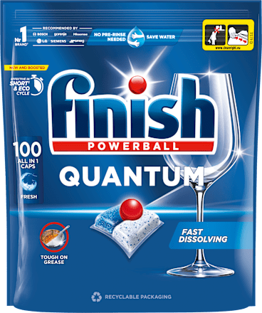 Quantum All in 1 kapsle do myčky nádobí Finish