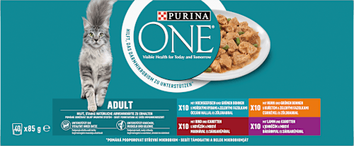 kapsičky pro kočky Mini filetky ve šťávě 40x85g, Multipack PURINA ONE